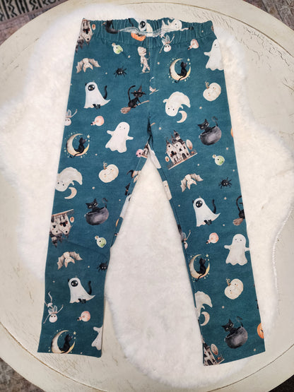 Teal Ghost+Friends Legging