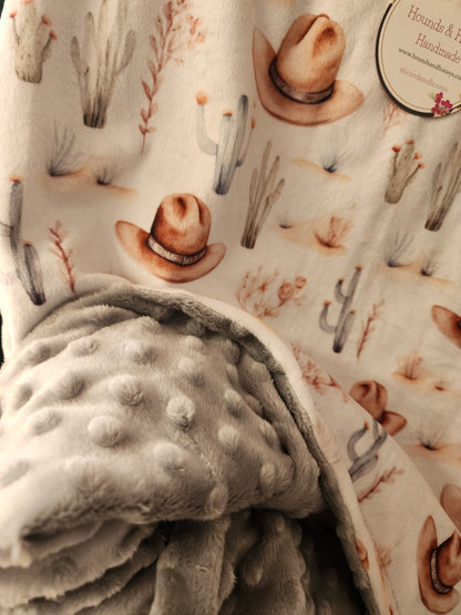 Cowboy Minky Blanket