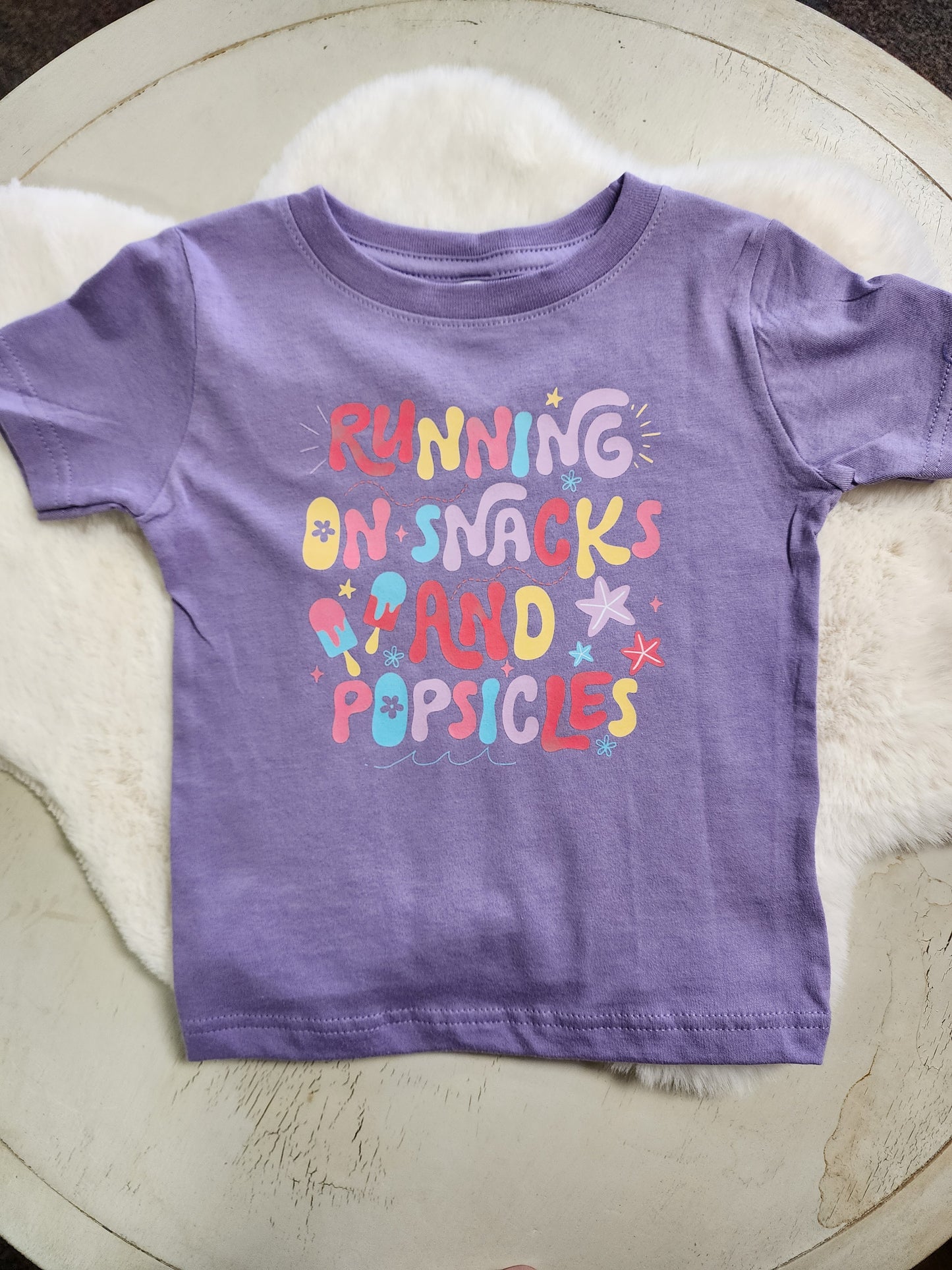 Running on Snacks tee