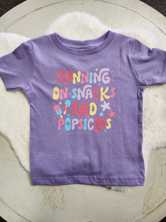Running on Snacks tee