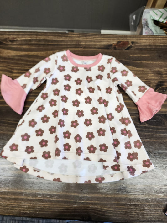 Cream Flutter Dress