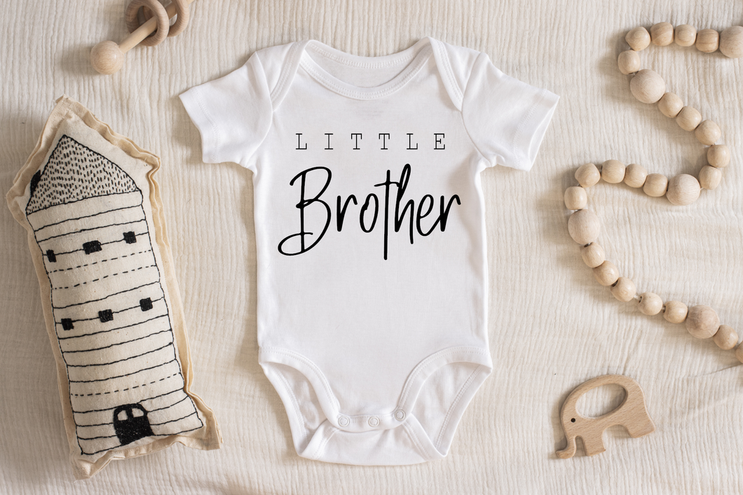 Little Brother Pregnancy & Gender Reveal Onesie