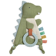 Load image into Gallery viewer, Bitzy Crinkle™ Sensory Toy with Teether: Dino
