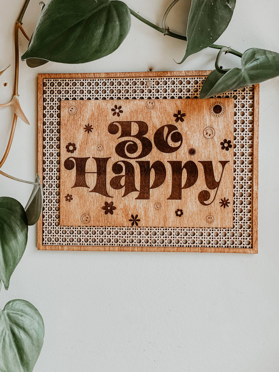 Be Happy Wall Hanging