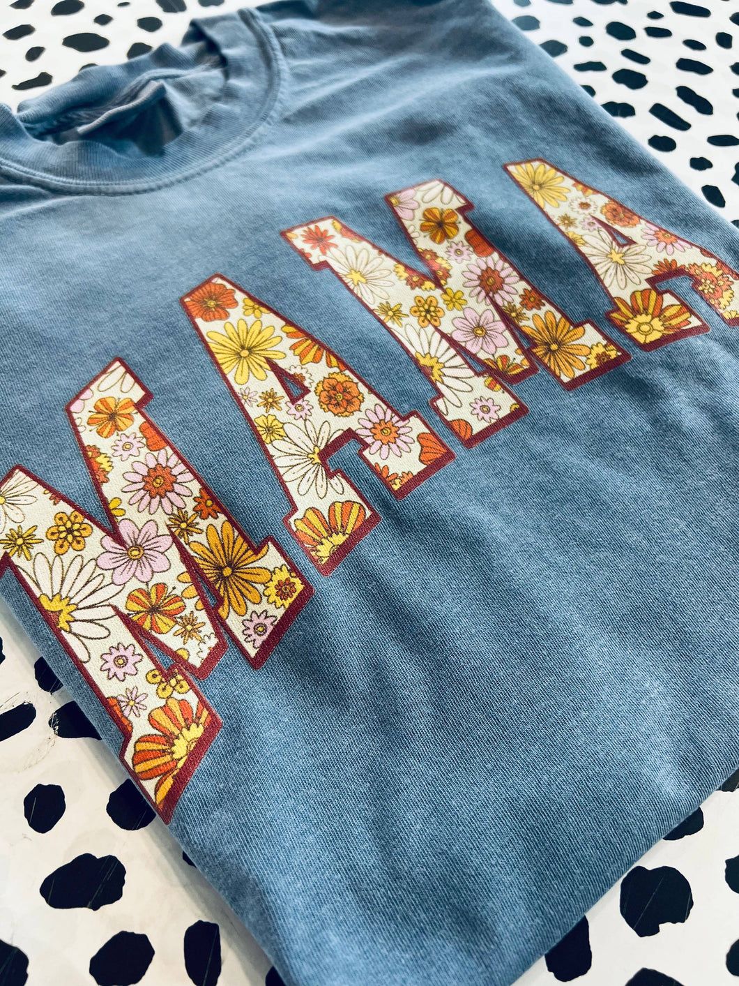 Floral Mama Comfort Colors Tee
