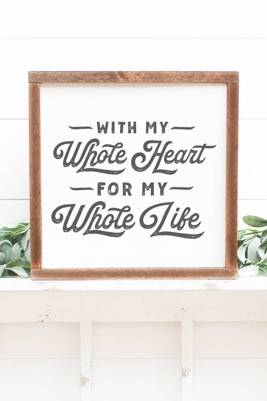 Wedding Sign, Valentines Day Sign, Wedding Decor, Wood Signs