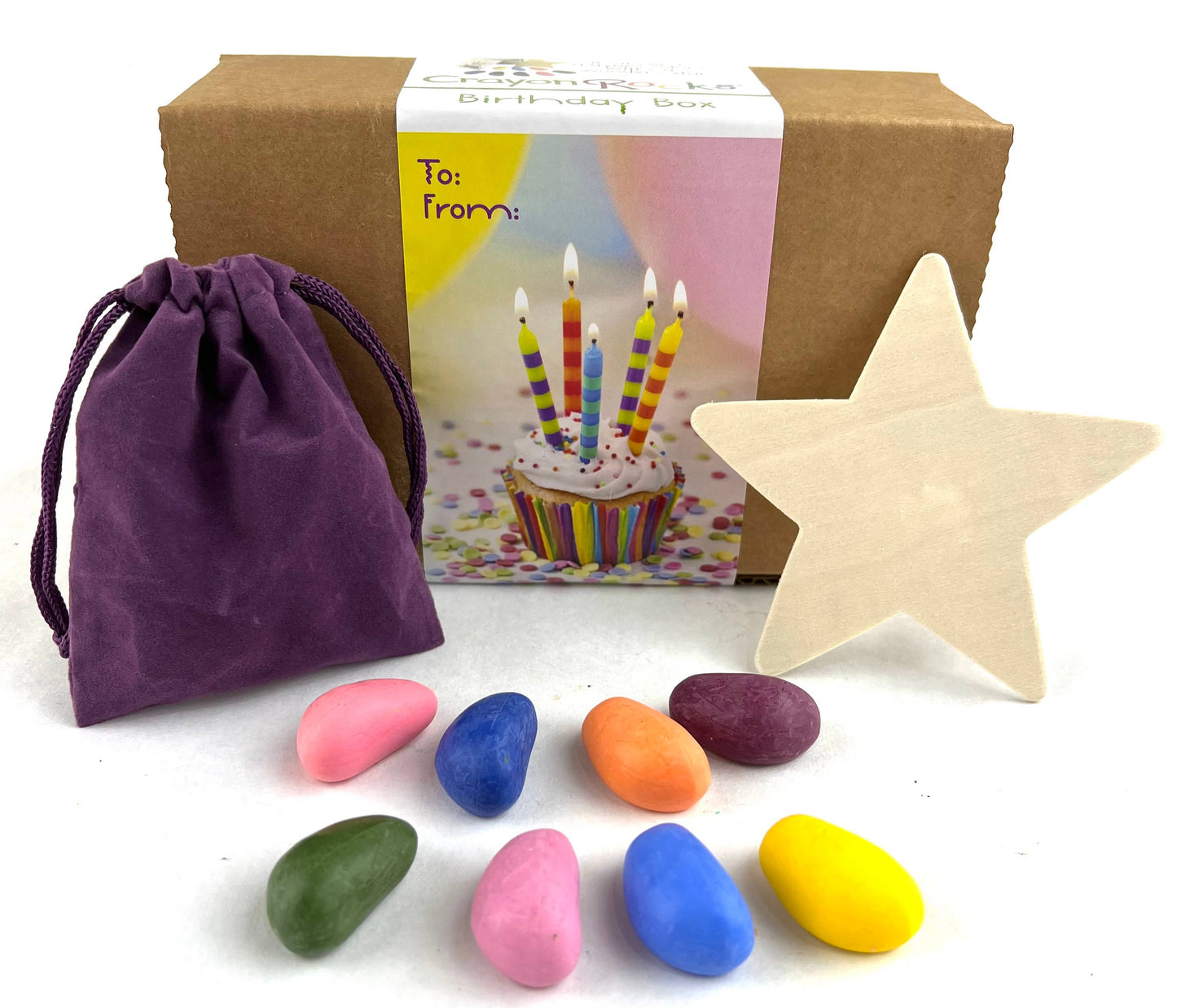 NEW Package-Crayon Rocks Special Birthday in a Box -Sale