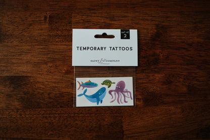 Wild Sea Temporary Tattoos