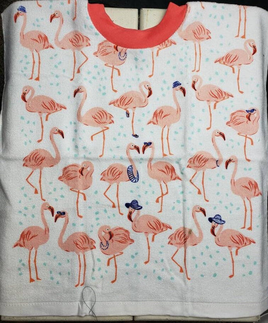 Flamingo Towel Bib